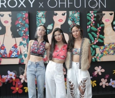 "ก้อย อรัชพร","อาย กมลเนตร", "นท พนายางกูร" ร่วมงานเปิดตัวคอลเลคชั่น ROXY x OH Futon 