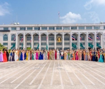 ภาพบรรยากาศต้อนรับสาวงาม มิสแกรนด์ 63 ประเทศ ในงาน Welcome Ceremony Press Conference