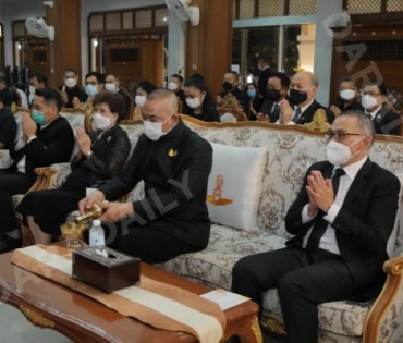 ภาพบรรยากาศงาน สวดอภิธรรมศพ คุณแม่ พรพรรณ พรรณนิภา ณ. ศาลาทักษิณาประดิษฐ วัดพระศรีมหาธาตุวรมหาวิหาร 