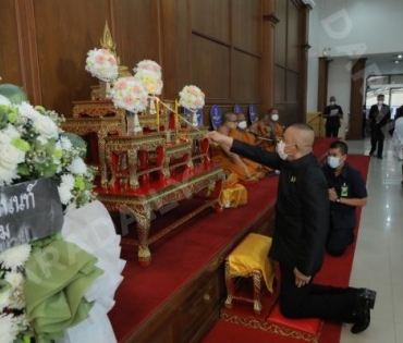 ภาพบรรยากาศงาน สวดอภิธรรมศพ คุณแม่ พรพรรณ พรรณนิภา ณ. ศาลาทักษิณาประดิษฐ วัดพระศรีมหาธาตุวรมหาวิหาร 