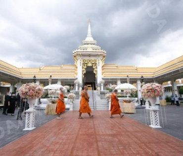 ภาพบรรยากาศงาน สวดอภิธรรมศพ คุณแม่ พรพรรณ พรรณนิภา ณ. ศาลาทักษิณาประดิษฐ วัดพระศรีมหาธาตุวรมหาวิหาร 