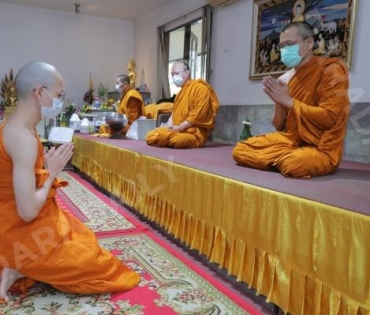 ภาพบรรยากาศงาน สวดอภิธรรมศพ คุณแม่ พรพรรณ พรรณนิภา ณ. ศาลาทักษิณาประดิษฐ วัดพระศรีมหาธาตุวรมหาวิหาร 