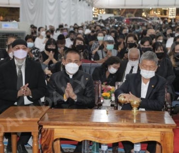 ภาพบรรยากาศงานศพ “พ่อไวพจน์” ที่วัดวังน้ำเย็น อ.บางปลาม้า จ.สุพรรณบุรี 