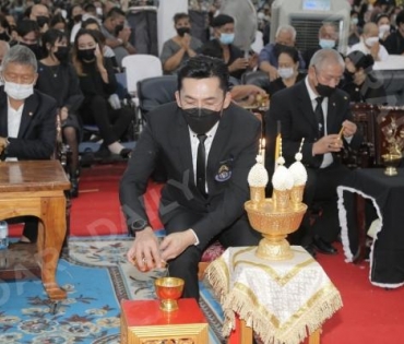 ภาพบรรยากาศงานศพ “พ่อไวพจน์” ที่วัดวังน้ำเย็น อ.บางปลาม้า จ.สุพรรณบุรี 