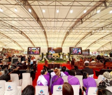 ภาพบรรยากาศงานศพ “พ่อไวพจน์” ที่วัดวังน้ำเย็น อ.บางปลาม้า จ.สุพรรณบุรี 