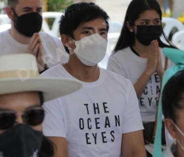 ภาพบรรยากาศงานบวงสรวงซีรีส์เรื่อง “The Ocean Eyes” 