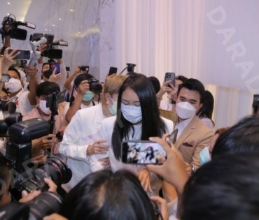 ภาพบรรยากาศพิธีไว้อาลัย “แตงโม นิดา” ที่คริสตจักรเสรีภาพกรุงเทพ วันที่ 2  