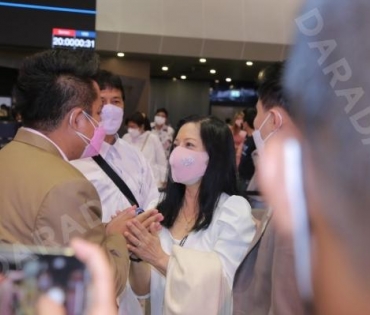 ภาพบรรยากาศพิธีไว้อาลัย “แตงโม นิดา” ที่คริสตจักรเสรีภาพกรุงเทพ วันที่ 2  