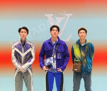 งานแฟชั่นโชว์ "Louis Vuitton" พบกับ “พัคโบกอม” ,มาริโอ้,พีช,สกาย,บอย-เฟย์, ญาญ่า อุรัสญา ณ  "ICOMSIA