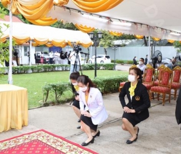 พิธีวางพุ่มกรมการแพทย์แผนไทย