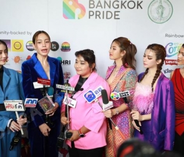 พิมจิ-สแน็ก-เกตุ-ไผ่หลิว-มีนา ร่วมแถลงข่าวงานใหญ่แห่งปีของเหล่า LGBTQ+ BANGKOK PRIDE 2023