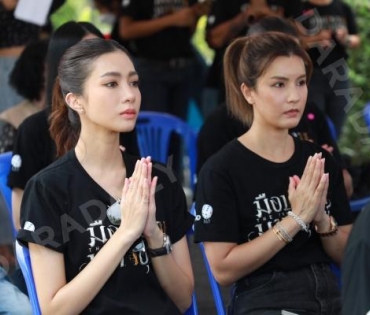 บรรยากาศพิธีบวงสรวงละครมือปราบมหาอุตม์ พบ เกรท วรินทร / น้ำตาล พิจักขณา / เต้ย พงศกร 