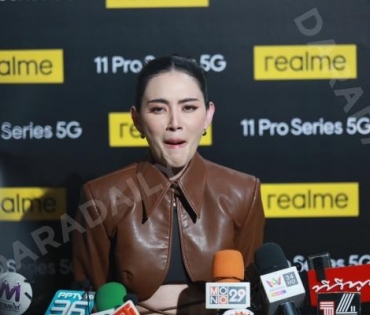 เปิดตัว "realme 11 Pro Series 5G" พร้อมกระทบไหล่แบรนด์แอมบาสเดอร์สาวสวย "ใหม่ - ดาวิกา โฮร์เน่"