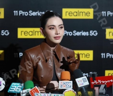 เปิดตัว "realme 11 Pro Series 5G" พร้อมกระทบไหล่แบรนด์แอมบาสเดอร์สาวสวย "ใหม่ - ดาวิกา โฮร์เน่"