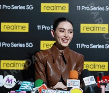 เปิดตัว "realme 11 Pro Series 5G" พร้อมกระทบไหล่แบรนด์แอมบาสเดอร์สาวสวย "ใหม่ - ดาวิกา โฮร์เน่"