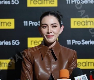 เปิดตัว "realme 11 Pro Series 5G" พร้อมกระทบไหล่แบรนด์แอมบาสเดอร์สาวสวย "ใหม่ - ดาวิกา โฮร์เน่"