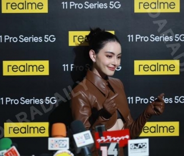 เปิดตัว "realme 11 Pro Series 5G" พร้อมกระทบไหล่แบรนด์แอมบาสเดอร์สาวสวย "ใหม่ - ดาวิกา โฮร์เน่"