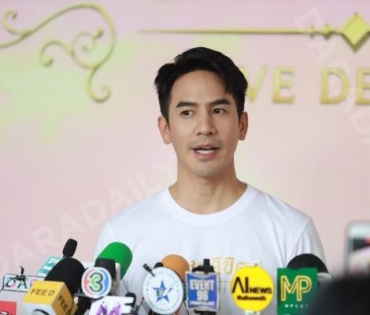 พิธีบวงสรวงละครรักโรแมนติก พรหมลิขิต พบ "โป๊ป ธนวรรธน์, เบลล่า ราณี"