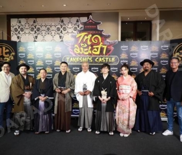 งานแถลงข่าว โหด มัน ฮา (Takeshi’s Castle) พบกับ "โอ๊ต-ปราโมทย์, ซานิ-นิภาภรณ์, ป๊อบ-ปองกูล"