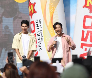 งานแถลงข่าวเปิดตัวพรีเซ็นเตอร์ เครื่องดื่มผสมคาเฟอีนอัดก๊าซ  "มิโซซ่า" พร้อมสัมภาษณ์ คัลเลนและพี่จอง