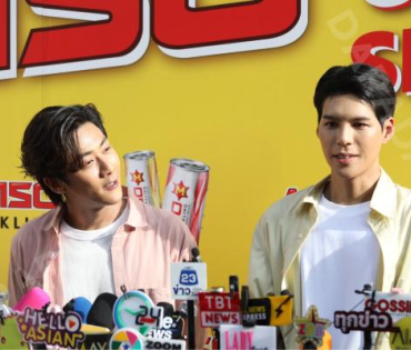 งานแถลงข่าวเปิดตัวพรีเซ็นเตอร์ เครื่องดื่มผสมคาเฟอีนอัดก๊าซ  "มิโซซ่า" พร้อมสัมภาษณ์ คัลเลนและพี่จอง