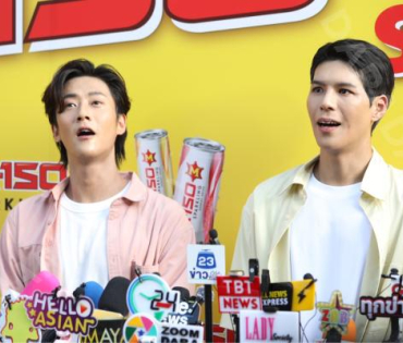 งานแถลงข่าวเปิดตัวพรีเซ็นเตอร์ เครื่องดื่มผสมคาเฟอีนอัดก๊าซ  "มิโซซ่า" พร้อมสัมภาษณ์ คัลเลนและพี่จอง