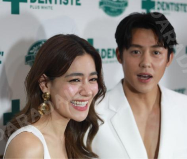งานแถลงข่าว เดนทิสเต้ พร้อมพรีเซนเตอร์คู่รักหวาน "หมาก-คิม"