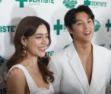 งานแถลงข่าว เดนทิสเต้ พร้อมพรีเซนเตอร์คู่รักหวาน "หมาก-คิม"