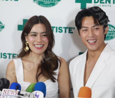 งานแถลงข่าว เดนทิสเต้ พร้อมพรีเซนเตอร์คู่รักหวาน "หมาก-คิม"