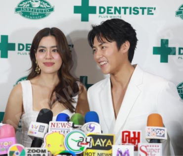 งานแถลงข่าว เดนทิสเต้ พร้อมพรีเซนเตอร์คู่รักหวาน "หมาก-คิม"