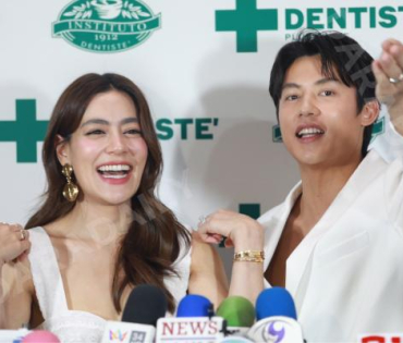 งานแถลงข่าว เดนทิสเต้ พร้อมพรีเซนเตอร์คู่รักหวาน "หมาก-คิม"