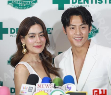 งานแถลงข่าว เดนทิสเต้ พร้อมพรีเซนเตอร์คู่รักหวาน "หมาก-คิม"