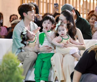 งานแถลงข่าวเปิดตัวแคมเปญ AMAZING DOS พบ "พ่อบีม หม่ามี้ออย พี่พีร์ พี่ธีร์ น้องอัญญา น้องอัยวา"