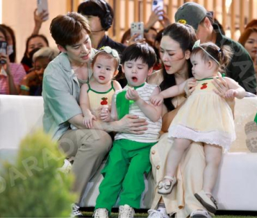 งานแถลงข่าวเปิดตัวแคมเปญ AMAZING DOS พบ "พ่อบีม หม่ามี้ออย พี่พีร์ พี่ธีร์ น้องอัญญา น้องอัยวา"