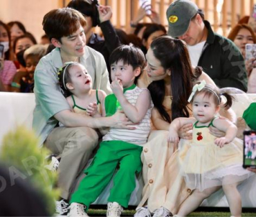 งานแถลงข่าวเปิดตัวแคมเปญ AMAZING DOS พบ "พ่อบีม หม่ามี้ออย พี่พีร์ พี่ธีร์ น้องอัญญา น้องอัยวา"