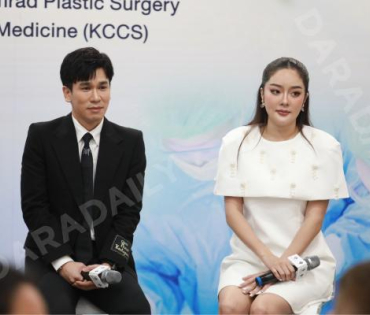 งานแถลงข่าว พิธีลงนาม MOU KPS ศัลยกรรมความงามเกาหลี พบ "พีท - แก้มบุ๋ม"