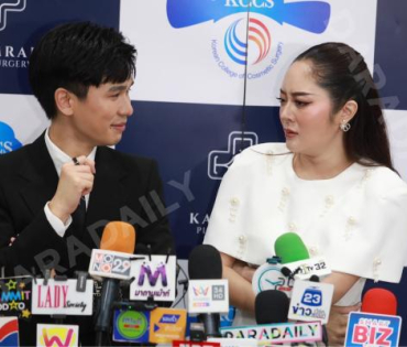 งานแถลงข่าว พิธีลงนาม MOU KPS ศัลยกรรมความงามเกาหลี พบ "พีท - แก้มบุ๋ม"