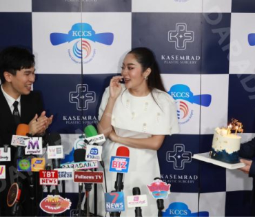 งานแถลงข่าว พิธีลงนาม MOU KPS ศัลยกรรมความงามเกาหลี พบ "พีท - แก้มบุ๋ม"