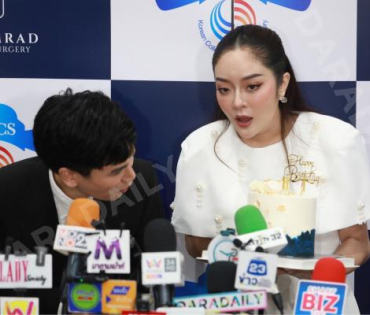 งานแถลงข่าว พิธีลงนาม MOU KPS ศัลยกรรมความงามเกาหลี พบ "พีท - แก้มบุ๋ม"