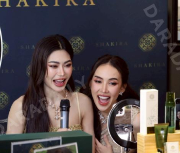 งานเปิดตัว “Shakira Glow Body Oil” กับ 2 สาวคู่จิ้น "กชเบล ศรัณย์รัชต์, เผือก พิพัฒน์"