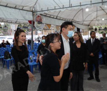 พิธีสวดอภิธรรม "คุณแม่งามทิพย์ ฉัตรบริรักษ์" คืนที่สาม