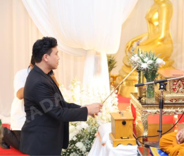 พิธีสวดอภิธรรม "คุณแม่งามทิพย์ ฉัตรบริรักษ์" คืนที่หก