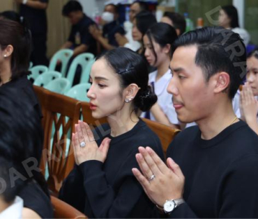พิธีสวดอภิธรรม "คุณแม่งามทิพย์ ฉัตรบริรักษ์" คืนที่หก
