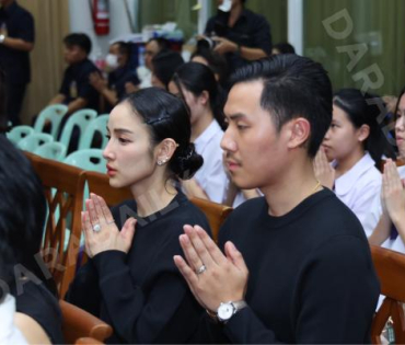 พิธีสวดอภิธรรม "คุณแม่งามทิพย์ ฉัตรบริรักษ์" คืนที่หก