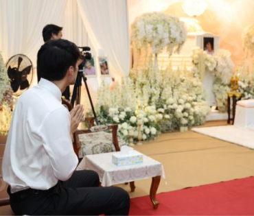 พิธีสวดอภิธรรม "คุณแม่งามทิพย์ ฉัตรบริรักษ์" คืนที่หก
