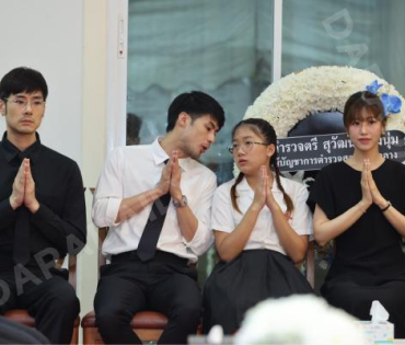 พิธีสวดอภิธรรม "คุณแม่งามทิพย์ ฉัตรบริรักษ์" คืนที่หก