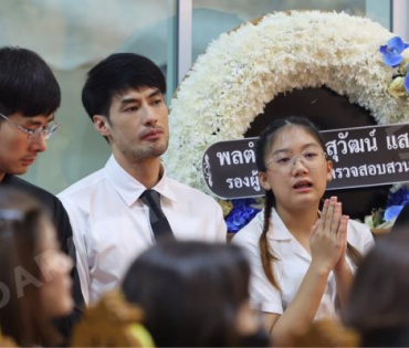 พิธีสวดอภิธรรม "คุณแม่งามทิพย์ ฉัตรบริรักษ์" คืนที่หก