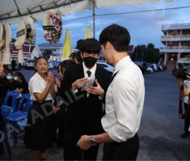 พิธีสวดอภิธรรม "คุณแม่งามทิพย์ ฉัตรบริรักษ์" คืนที่หก