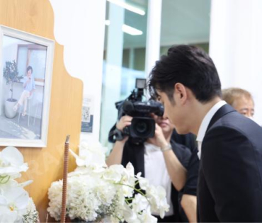 พิธีสวดอภิธรรม "คุณแม่งามทิพย์ ฉัตรบริรักษ์" คืนที่หก