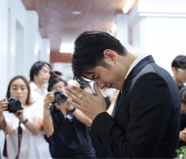 พิธีสวดอภิธรรม "คุณแม่งามทิพย์ ฉัตรบริรักษ์" คืนที่หก